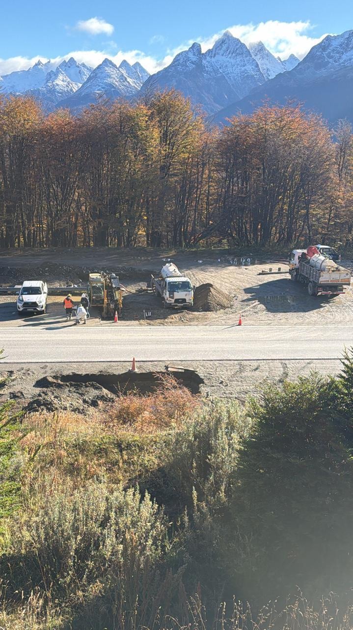 Obra de Paone y Compañía integrada al paisaje de Tierra del Fuego